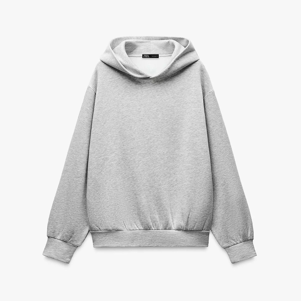 Zara - Pocketed Hoodie Sweatshirt